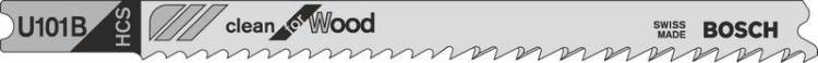 Bosch Brzeszczot do wyrzynarek Clean for Wood 100mm U 101 B 2608630565