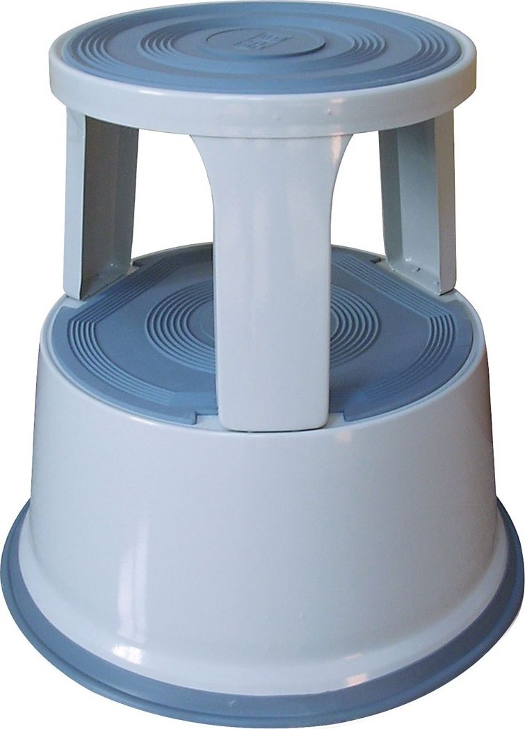 Q-Connect TABORET BIUROWY Q-CONNECT, MOBILNY, METALOWY, SZARY KF04844