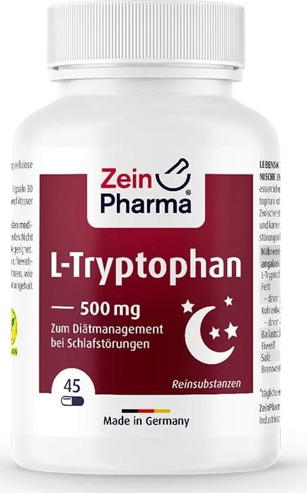 Zein Pharma Zein Pharma - L-Tryptofan, 500mg, 45 kapsułek