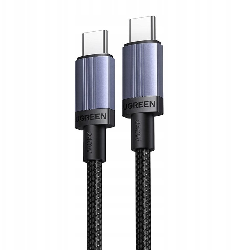 Ugreen Kabel USB-C do USB-C L528, 100W, 2m (szary)