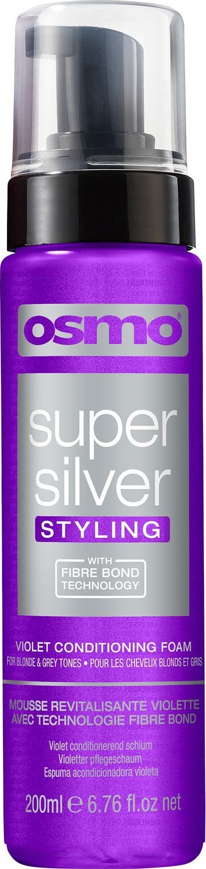 Osmo Violet Conditioning Foam geltonumą neutralizuojančios putos plaukams, 200 ml