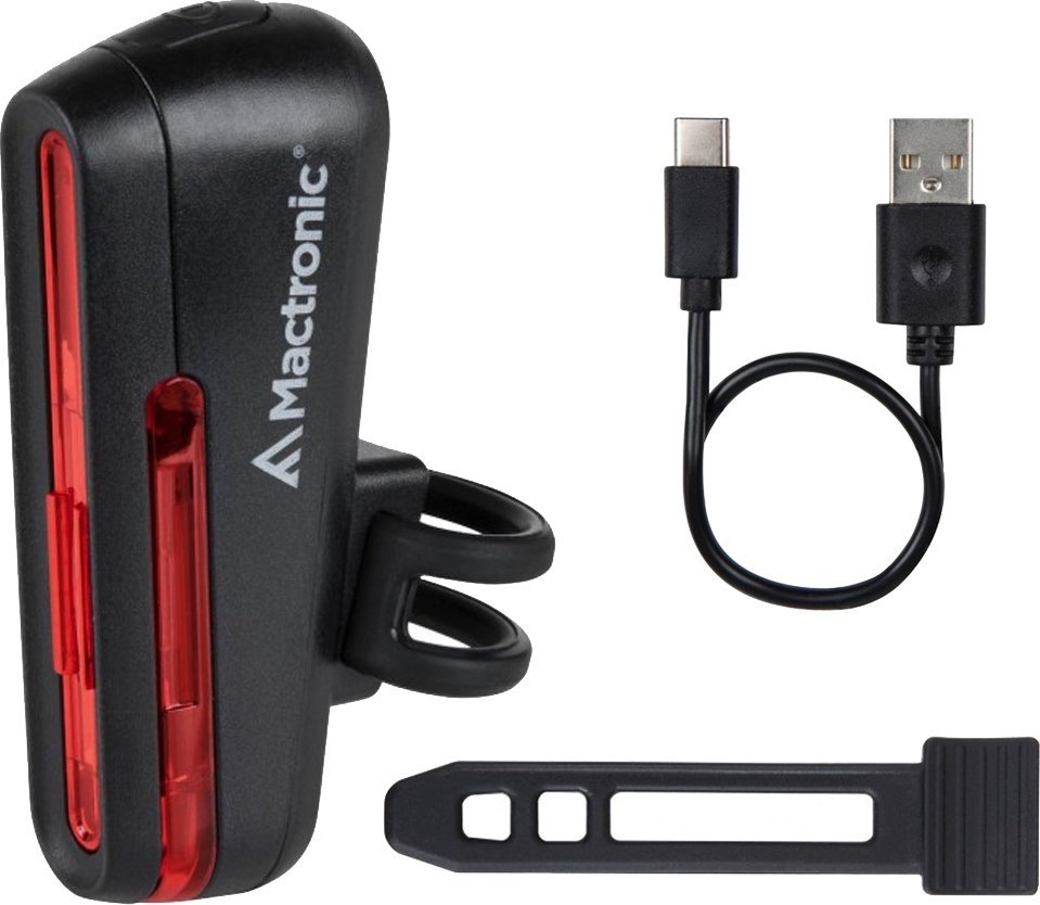 MacTronic Mactronic 20lm įkraunamas galinis dviračio žibintas Red Line 2.0 ABR0051