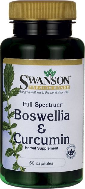 Swanson Swanson - Full Spectrum Boswellia and Curcumin, 60 kapsułek
