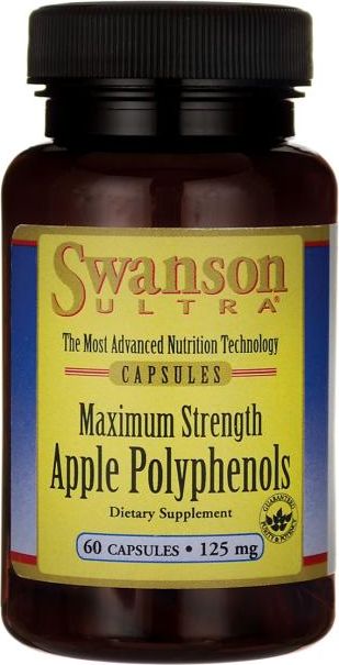 Swanson Swanson - Polifenole Jabłkowe, 125mg, 60 kapsułek