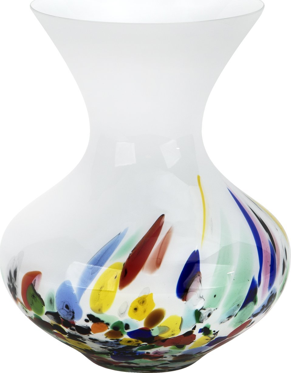 Wazon szklany 25 cm wielobarwny 2311/C111