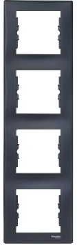 Schneider Electric Ramka poczwórna Sedna pionowa grafitowa (SDN5802070)