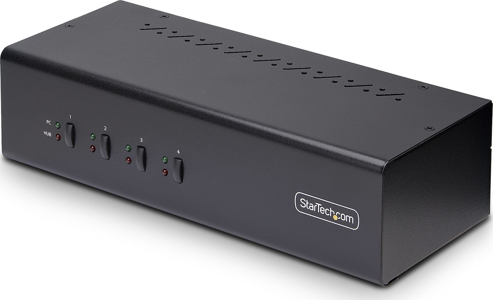 Przełącznik StarTech StarTech P4DD46A2-KVM-SWITCH przełącznik KVM Czarny