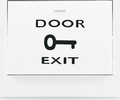 Yotogi Przycisk wejścia natynkowy plastikowy kwadratowy NO/NC/COM YPW3D