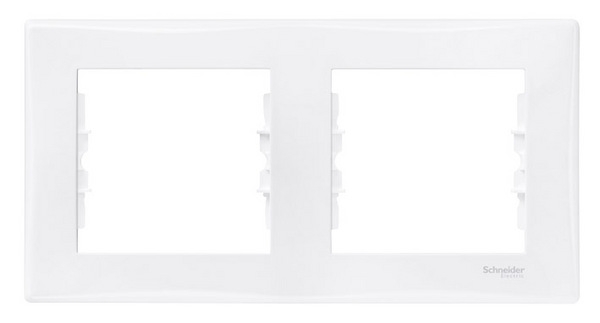 Schneider Electric Ramka podwójna Sedna biała (SDN5800321)