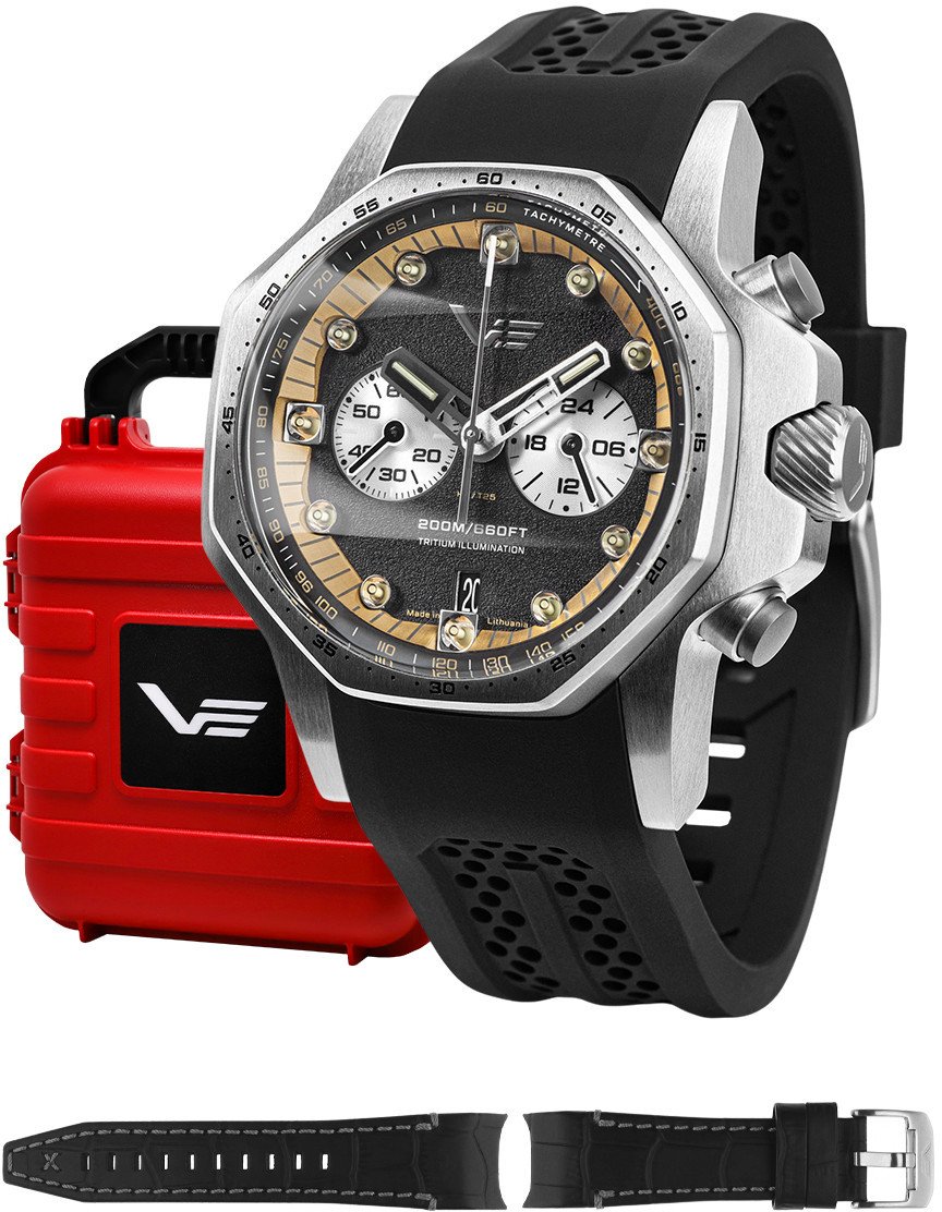 Zegarek męski Vostok Europe VK64-640A698S czarny