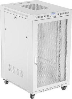 Szafa Lanberg Szafa instalacyjna Rack stojąca 19" 27U 800x1000 Drzwi Perforowane szara Lanberg (flat pack) LCD