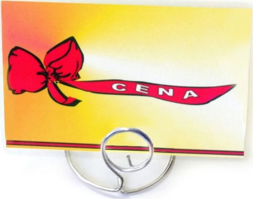 StudioCen Cenówki,etykiety laminowane DO CUKIERNI KOKARDA 50szt.