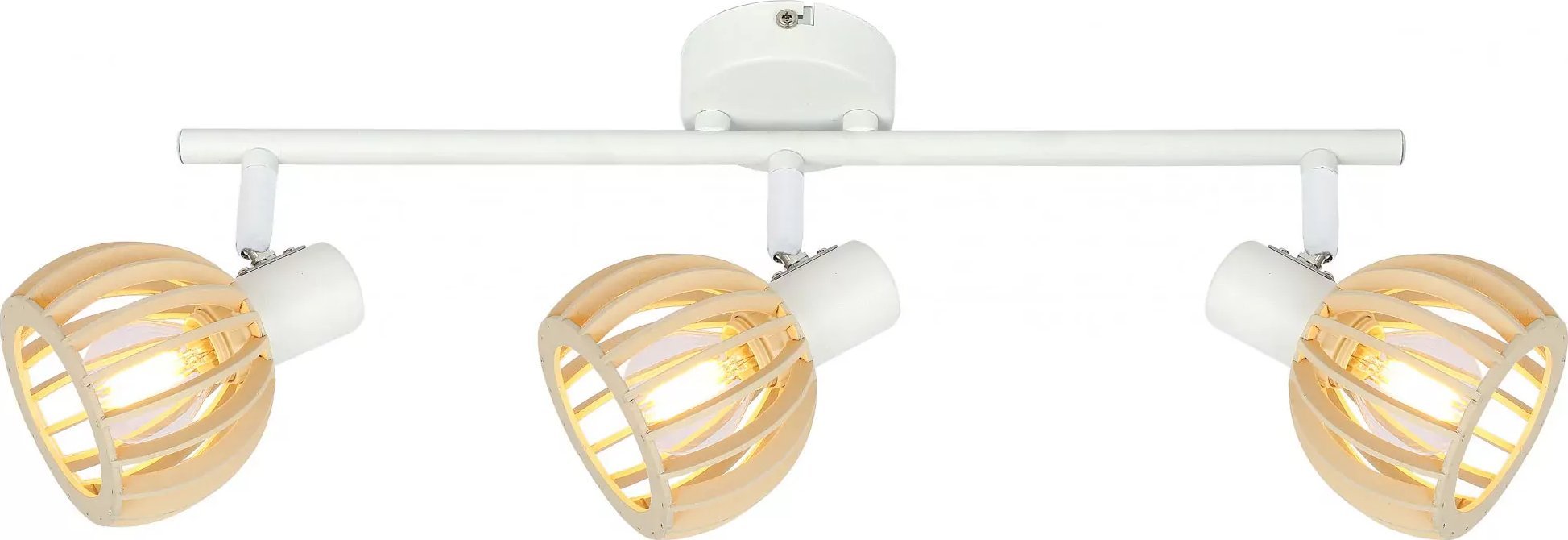 Lampa sufitowa Lumes Biała stylowa lampa sufitowa do salonu - K088-Treja