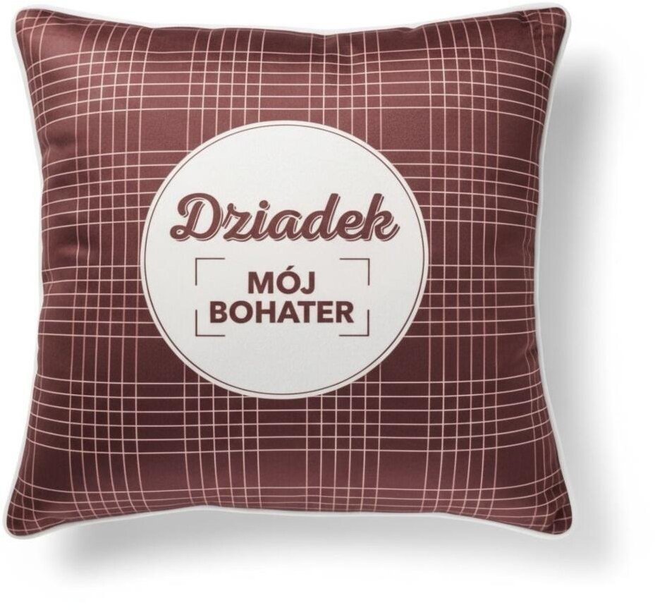 Poduszka z lamówką dla Dziadka