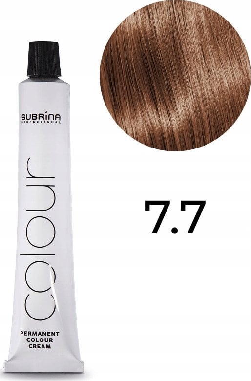 Subrina Professional, Essential Colour, Permanent Hair Dye, 7/7 Velvet Brown, 100 ml For Women