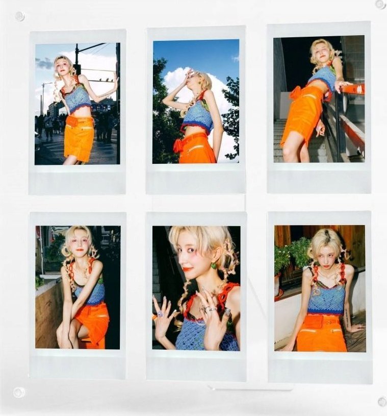 Ramka LoveInstant Ramka Stojąca Na 6 Zdjęć Do Fujifilm Instax Mini / Xiaomi / Polaroid / Canon / Hp / Kodak - Zink