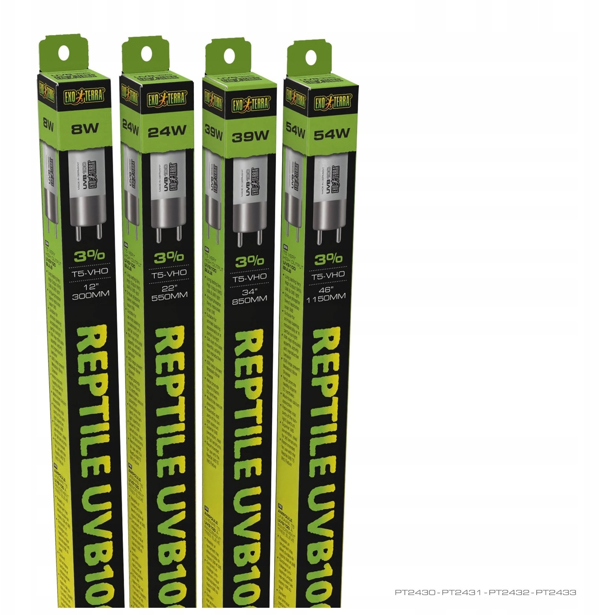 Reptile UVB100, świetlówka T5, do terrarium, 24 W, 55 cm