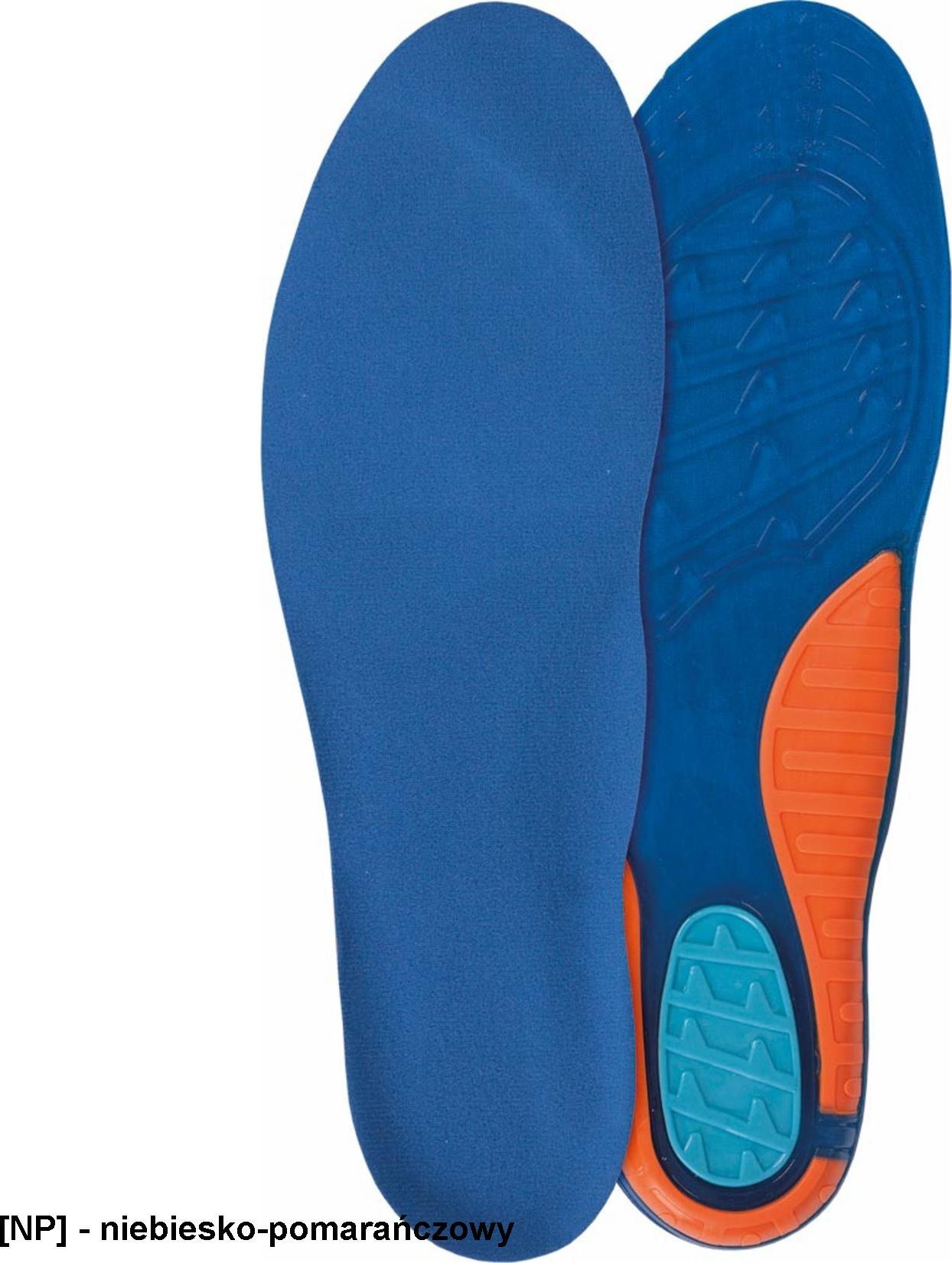 R.E.I.S. BR-INS-GEL - żelowa wkładka do butów wykonana ze sprężystego żelu 36-40