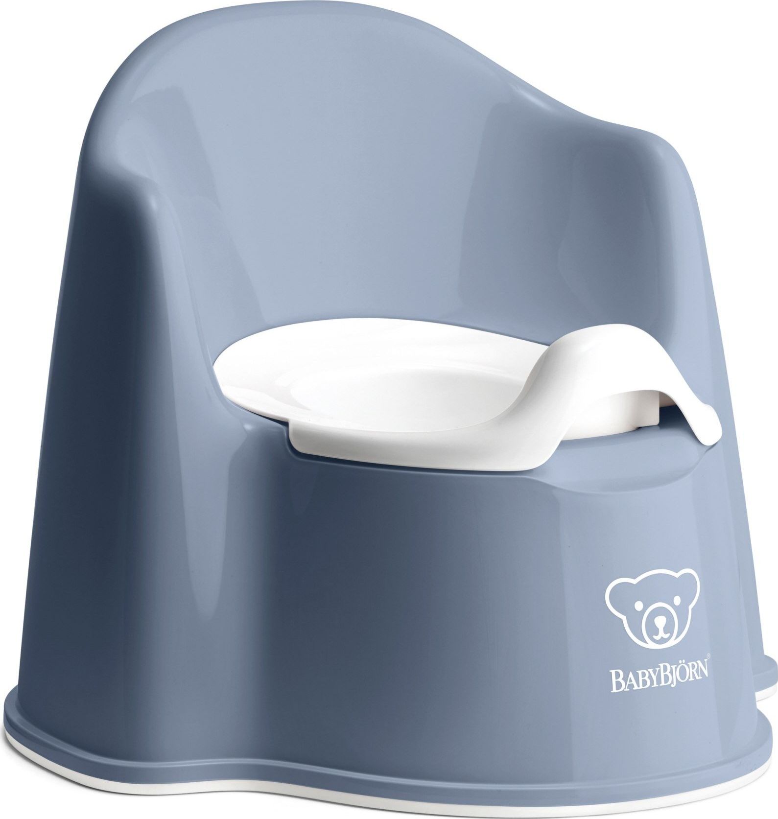 BabyBjorn BABYBJÖRN - Potty Chair - Deep Blue/White