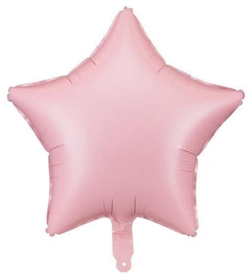 Balon foliowy Gwiazdka 48cm różowy