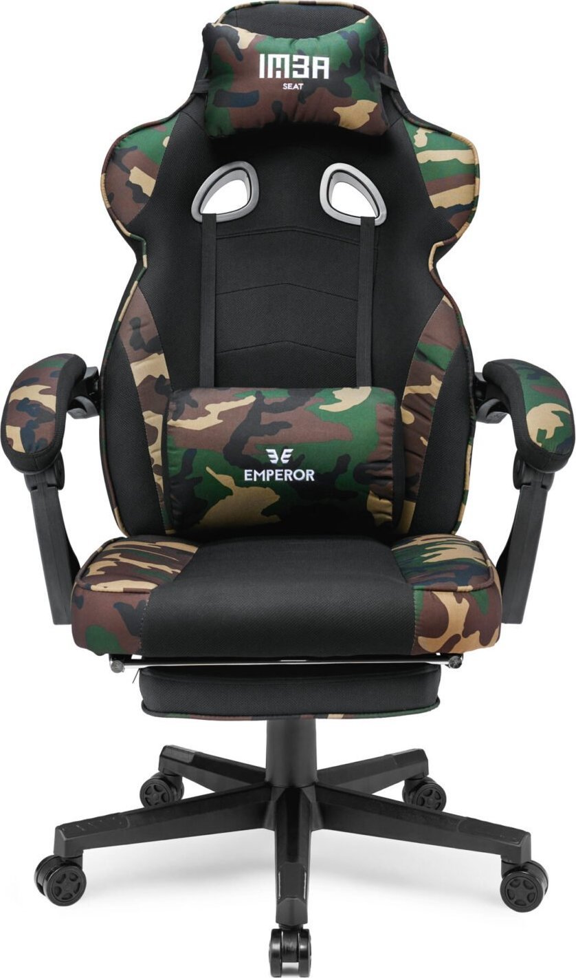 Fotel IMBA Seat Fotel gamingowy IMBA EMPEROR II (TKANINA CAMO)