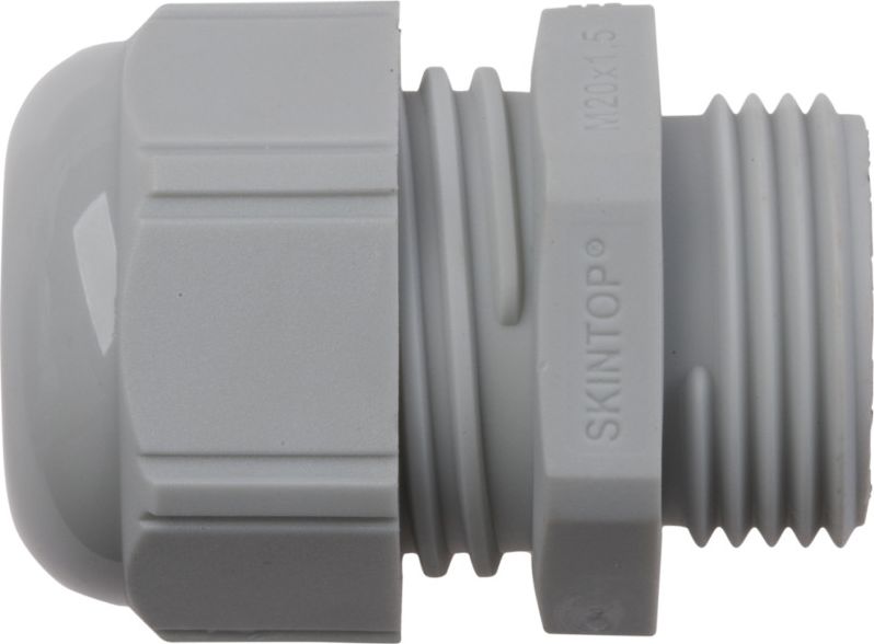 LAPP Dławnica kablowa poliamidowa M20 IP68 SKINTOP ST-M 20x1,5 jasnoszara 53111420