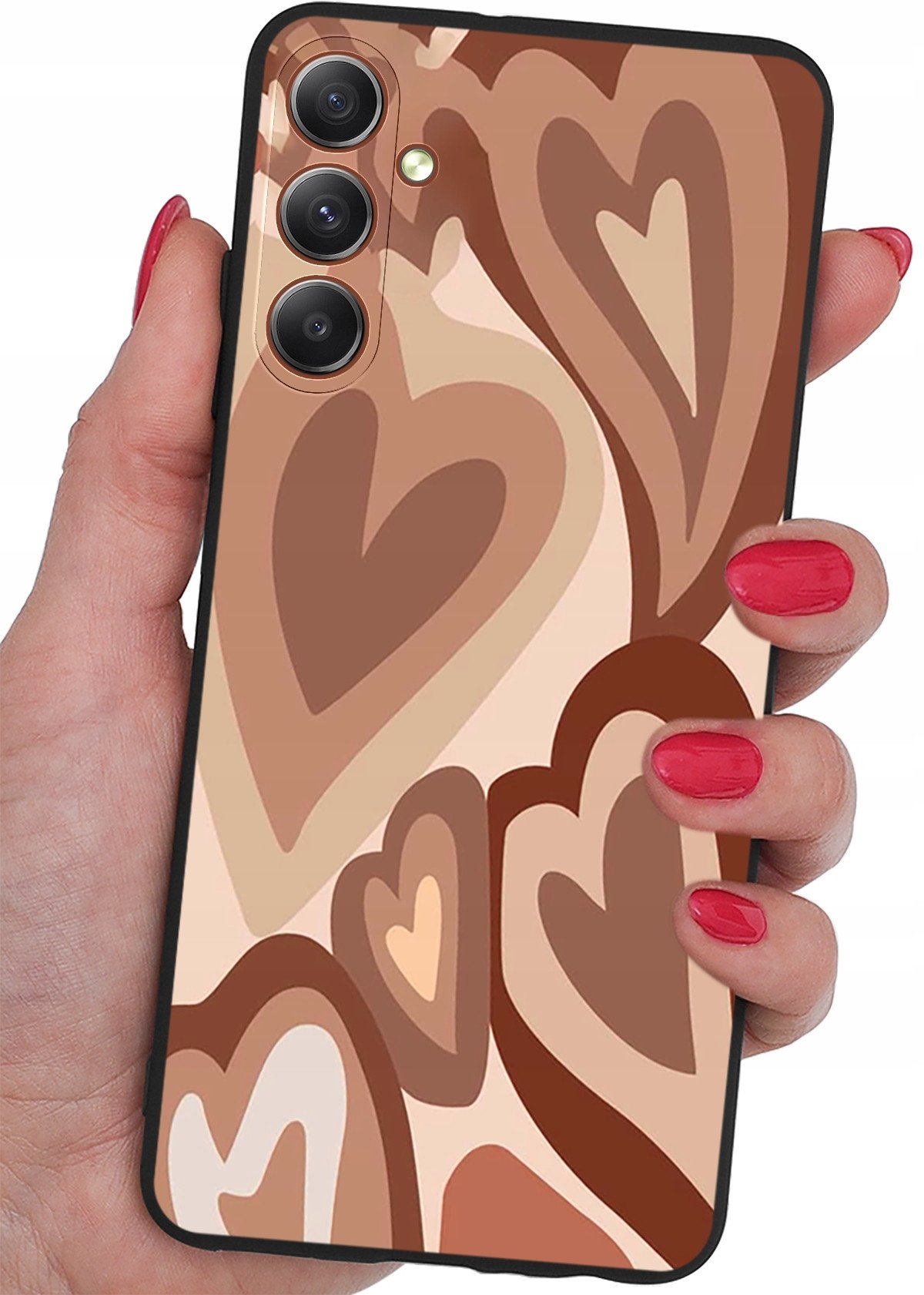 ETUI do Samsung Galaxy A55 5G CASE WZORY SOFT MATT PLECKI + SZKŁO 9H