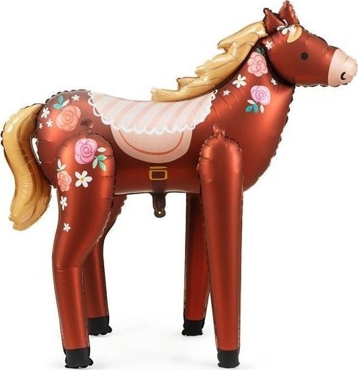 PartyDeco Balon foliowy Koń 110x126cm