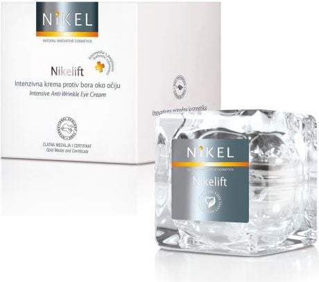 Nikel NIKELIFT Przeciwzmarszczkowy Krem pod oczy z Pomarańczą, kwiatem Immortelle, olejkiem sezamowym i wit. E 15ml