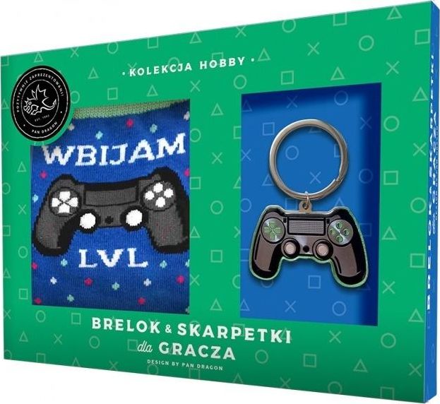 Breloczek Pan Dragon Zestaw brelok + skarpetki dla gracza
