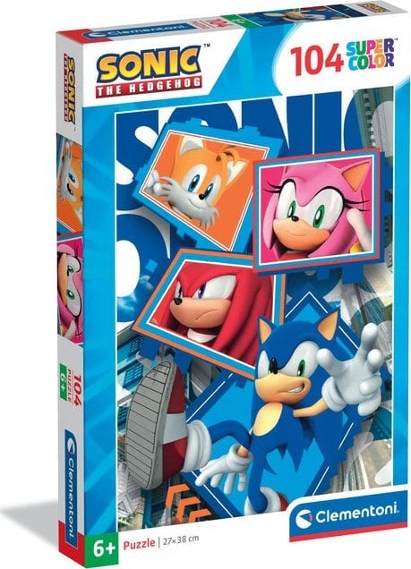 Clementoni Puzzle SuperColor Sonic 104 elementy (25038)