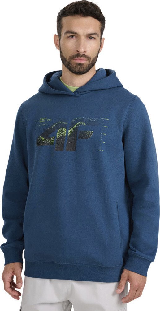 Bluza męska 4F M1904 niebieska 4FWAW25TSWSM1904 46S XL