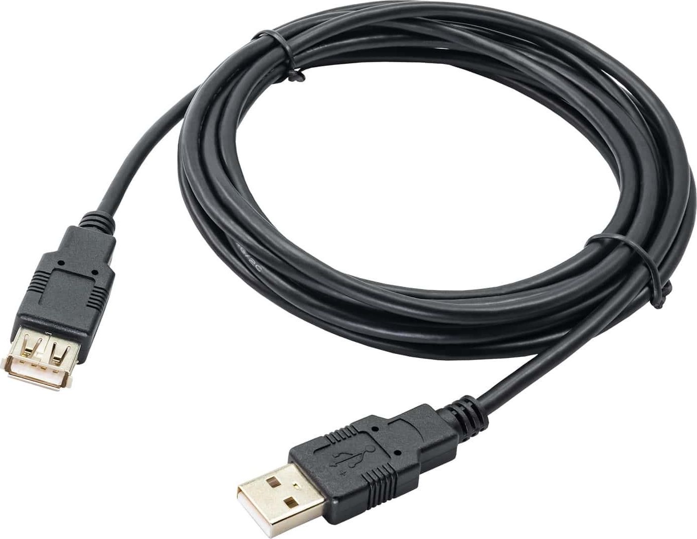 Kabel USB Akyga USB-A - USB-A 3 m Czarny (AK-USB-19)