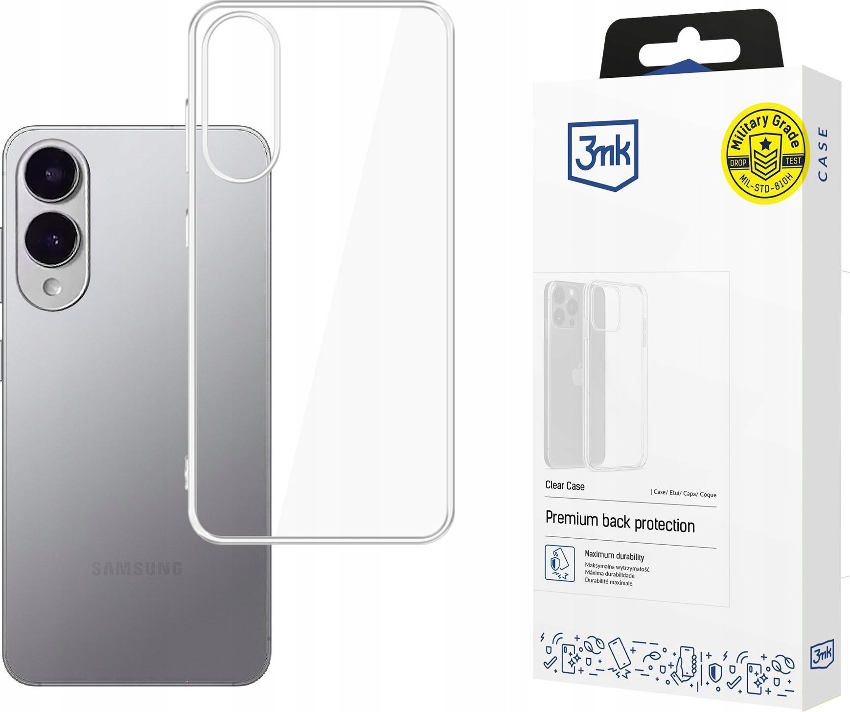 3MK Etui Clear Case do Samsung Galaxy S25 Edge