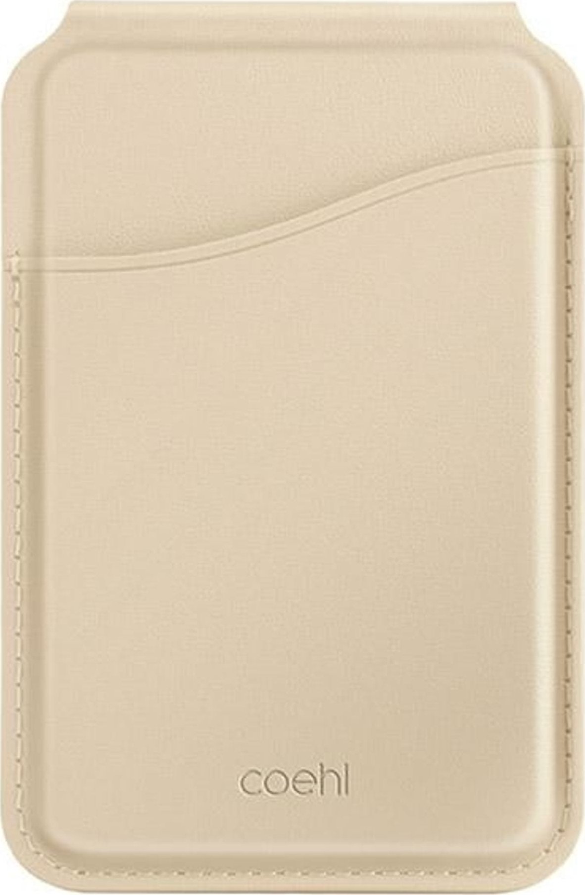 Podstawka Uniq UNIQ Coehl Esme magnetyczny portfel z lusterkiem i podpórką kremowy/cream