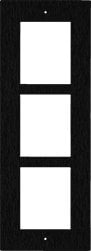 ENTRY PANEL 3MOD. FLUSH FRAME/BLACK/ IP VERSO 9155013B 2N