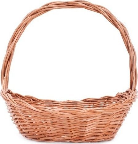 WickerPL wiklinowy Kosz prezentowy kosz na owoce owalny 28x18 H6 cm