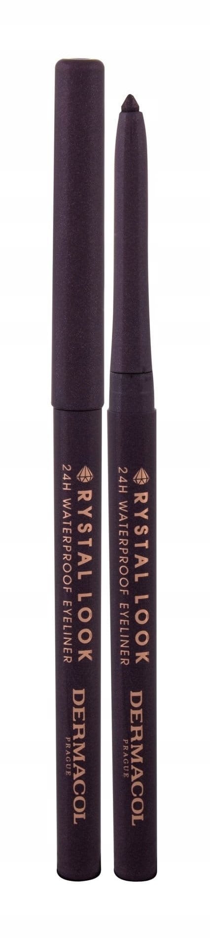 Dermacol Crystal Look 24H Waterproof Eyeliner 02 Violet 3 g