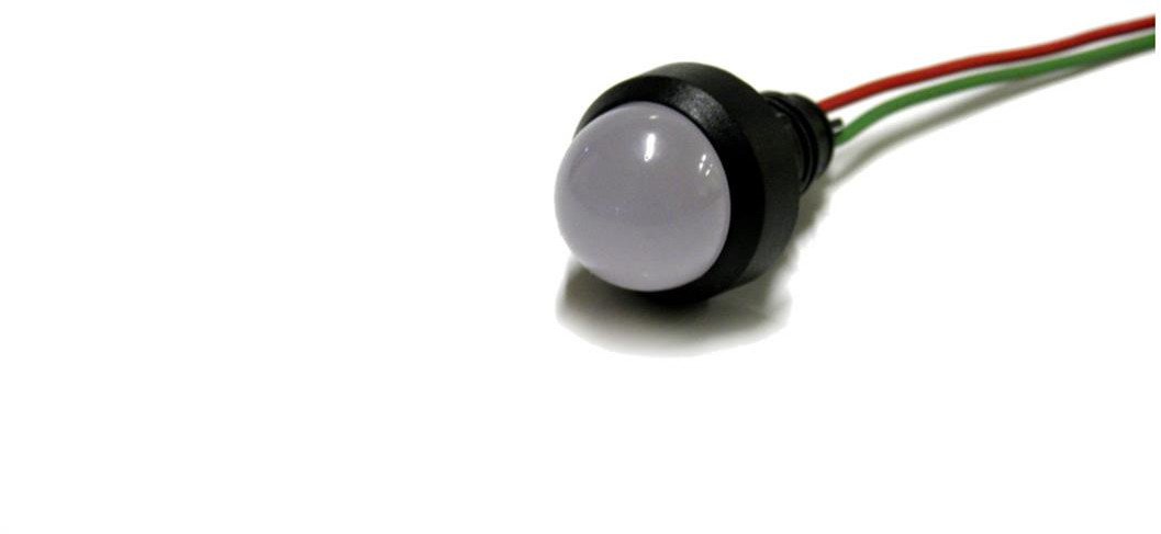 Lampka diodowa Klp 20B/24V, klosz 20 mm, 12-24V, niebieski 84420003