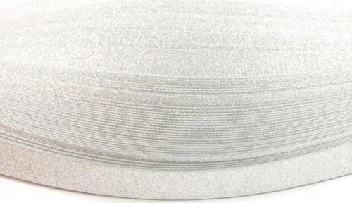 CreativeHobby Paski do quillingu brokatowe 10 mm/50szt. - srebrn