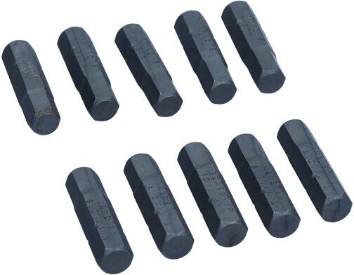 ROOKS BIT DO WKRĘTARKI 1/4"X 25 MM X HEX 6, UDAROWY CVMO-S, KOMPLET 10 CZ.