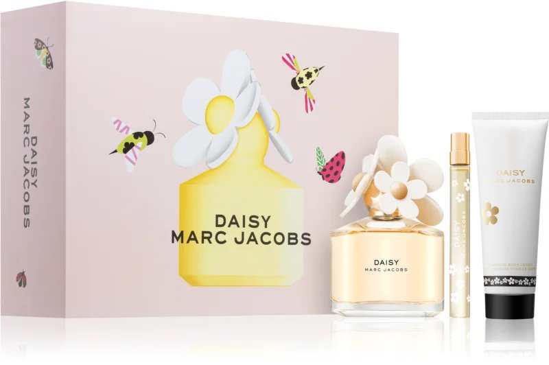 Marc Jacobs Daisy Balsam do ciała 75Ml + Miniaturka 10Ml + Woda toaletowa - 100Ml