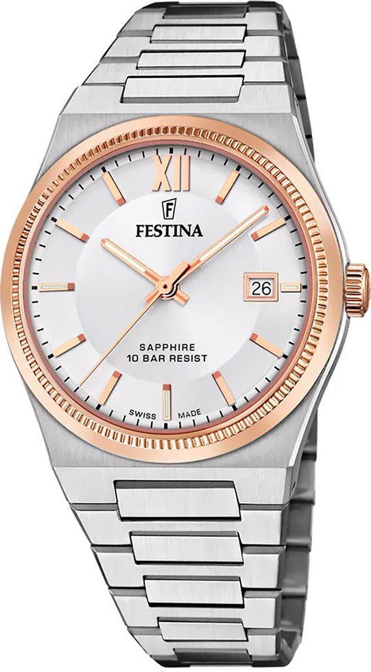 Zegarek Festina Zegarek męski Festina F20036-1 srebrny