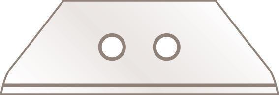 MARTOR Ostrze do noza, zaokraglone, 10 szt. w opakowaniu Martor