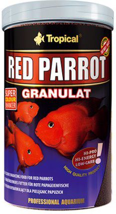 Tropical Red Parrot Granulat pokarm wybarwiający dla ryb 250ml