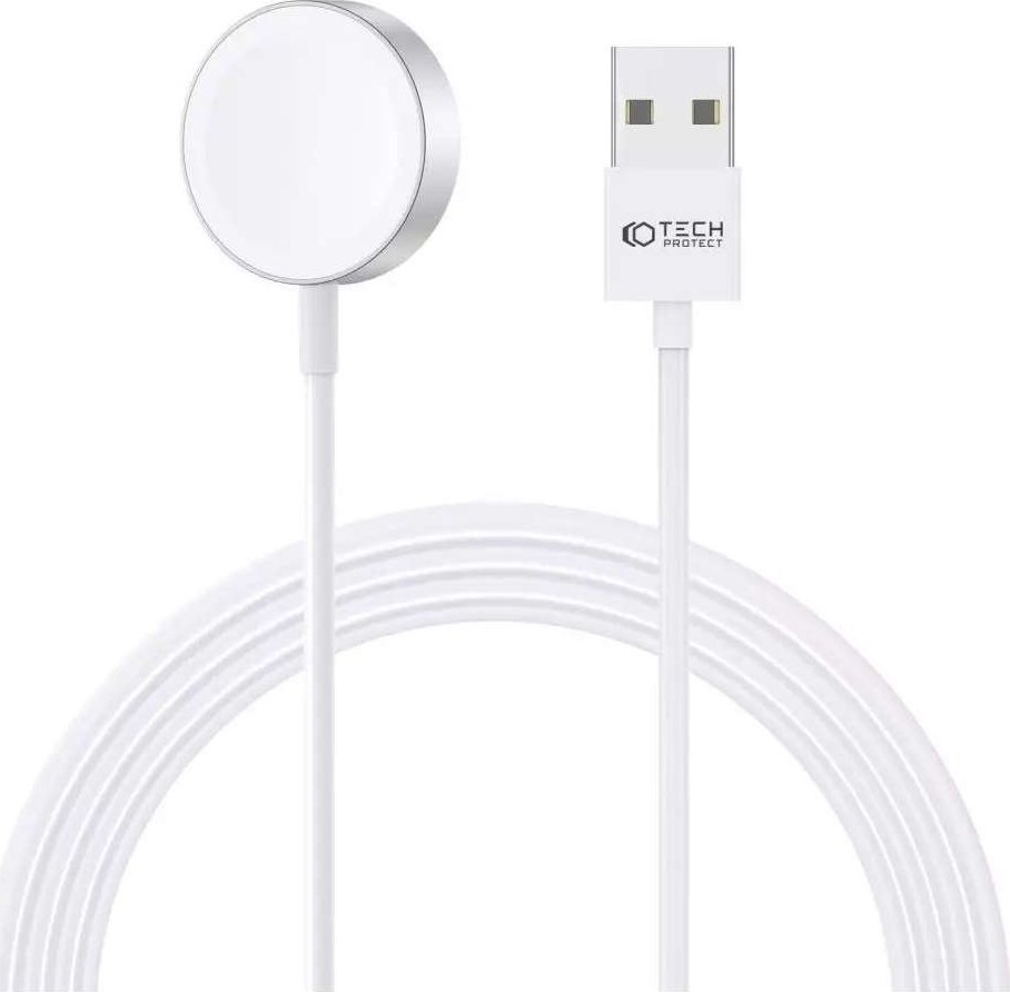 Ładowarka 4kom.pl Ładowarka indukcyjna magnetyczna Kabel USB 120cm UltraBoost Magnetic Cable do Apple Watch White