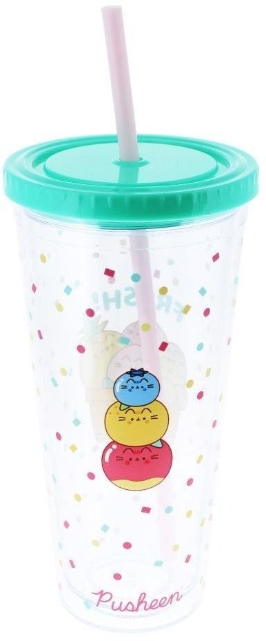 Pusheen Fruits Kubek z rurką