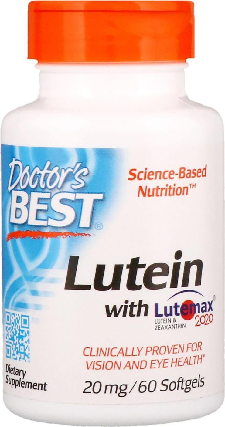 DOCTORS BEST Luteina i Zeaksantyna Lutemax 60 kapsułek Doctor's Best