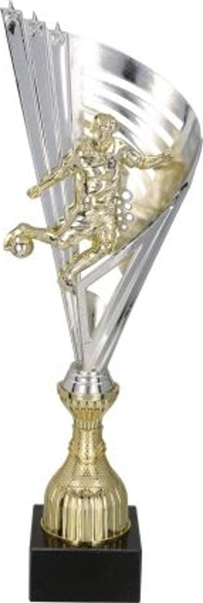 Victoria Sport Puchar plastikowy srebrno-złoty T-M 7149B