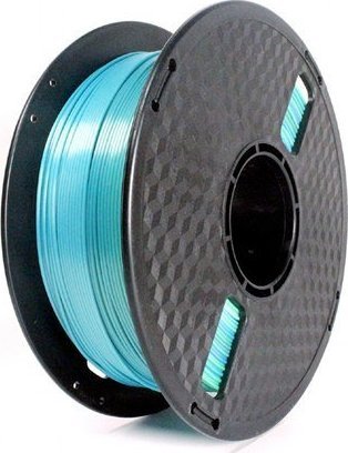Gembird Filament PLA Silk Rainbow niebieski/zielony 1.75mm 1kg (3DP-PLA-SK-01-BG)